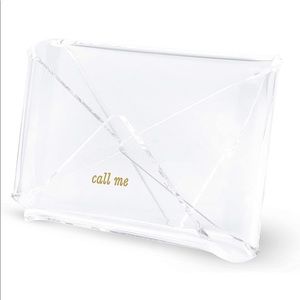 Kate Spade acrylic business card holder
